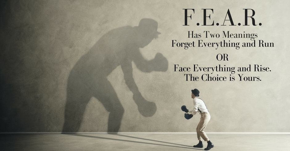 Fear Has Two Meanings Pooler GA Healthy Lifestyle