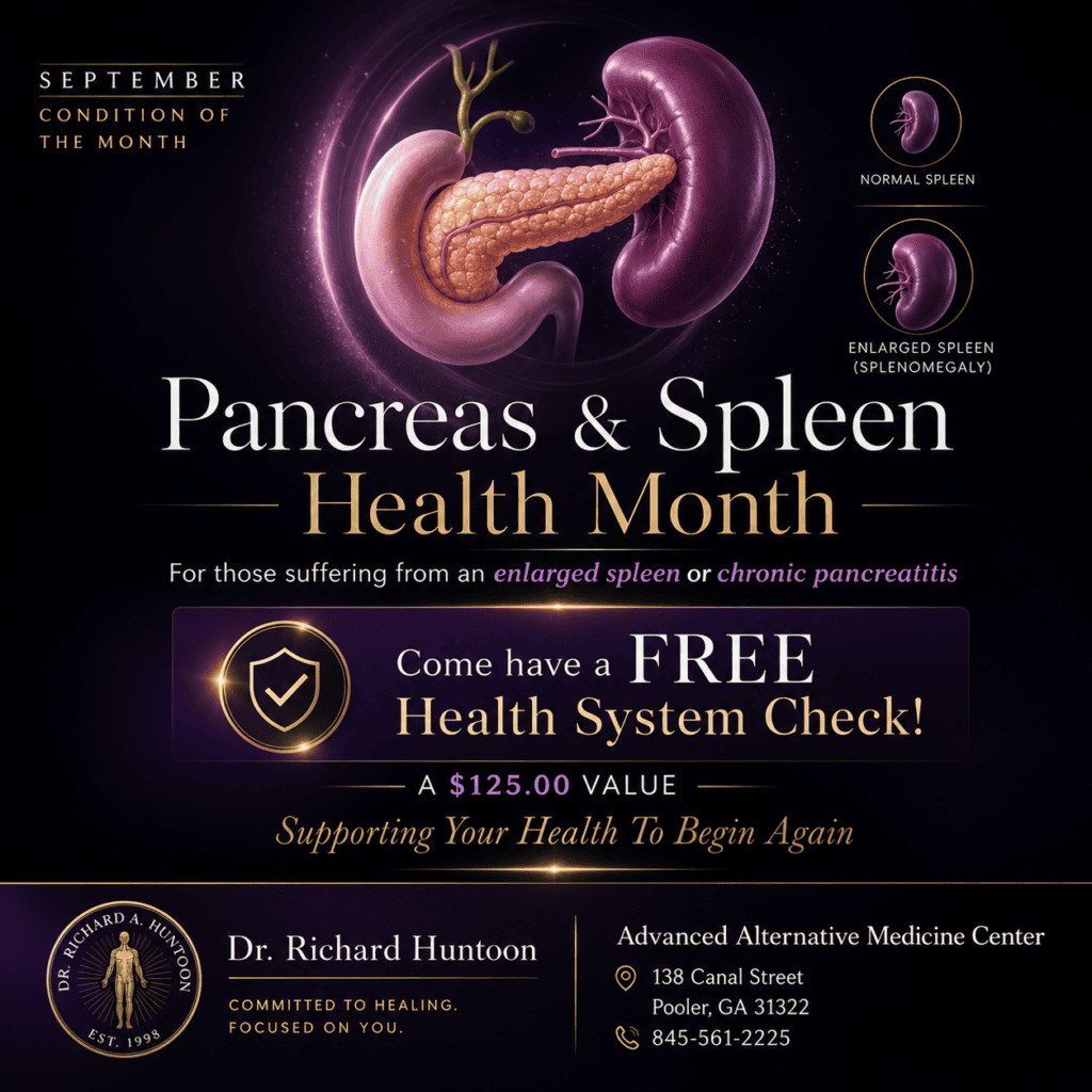September condition of the month: Pancreas and Spleen.